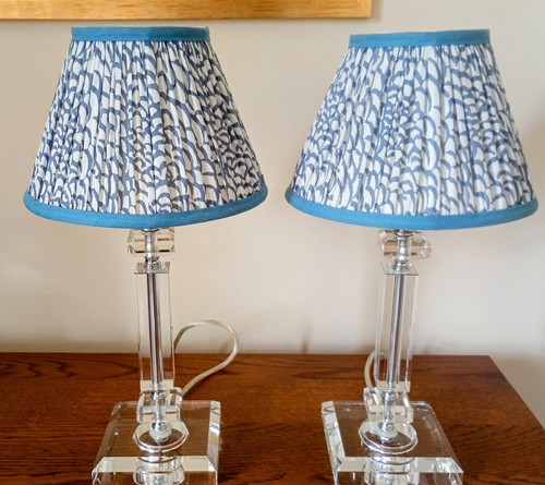 Pair heavy crystal glass - heavy,