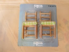 del prado victorian dolls house VIC073 - 2 dining chairs
