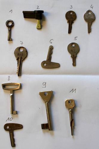 Piece key vintage - piece, moped