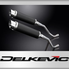 YAMAHA XT660 X/R 2004-2016 350mm ROUND CARBON BSAU SILENCER EXHAUST KIT