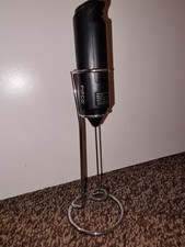 Coffee Handheld Milk Frother With Stand - Battery Powered Hand Whisk Pifco