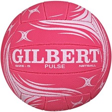 Gilbert Netball Pulse Match Ball Pink / White - Free P&P