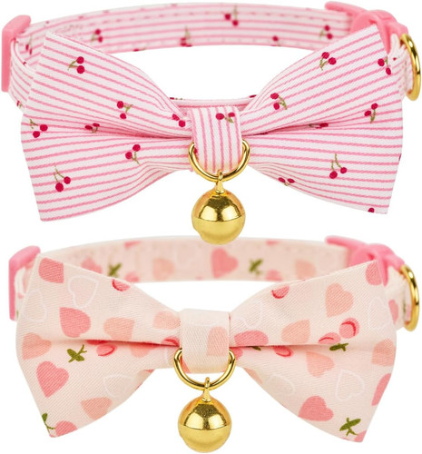 Cat collar with bow tie - collar,