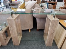 Milan Roma Console Table In Sonama Oak Effect - CS P36