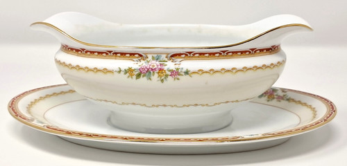 Noritake rosina gravy boat - rosina, w/