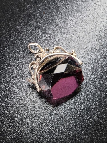 Vintage sterling silver purple - vintage,