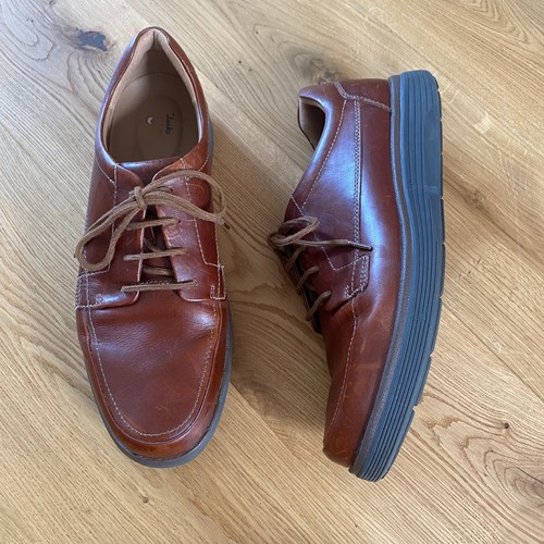 Clarks mens brown leather - clarks,