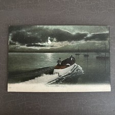Wooden boat postcard - wooden,