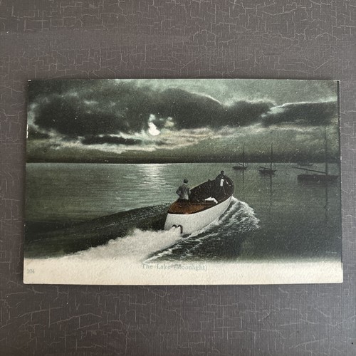 Wooden boat postcard the - postcard, "the