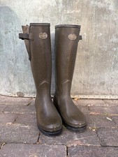 Le Chameau Vierzonord Neoprene Lined Wellington Boots - Size Uk6