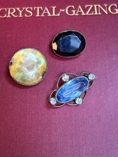 Lot Of Vintage Brooches Paste