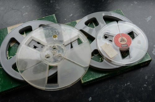 Vintage tape spools - tape, sony