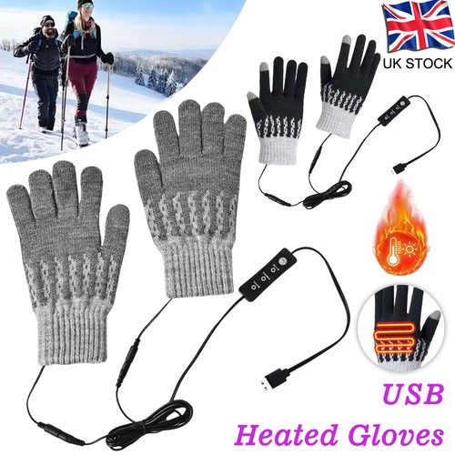 Heated gloves for men women - men,