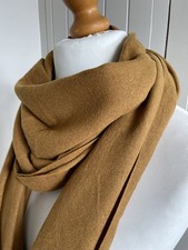 Pashmina Shawl 78" x 28" Caramel Cashmere Wool Blend