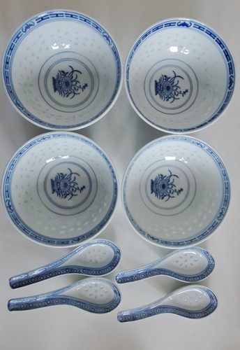 Chinese rice soup - 4, bowls