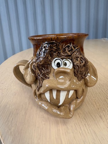 Ugly face pottery - ugly,