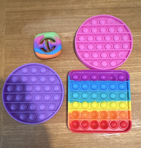 Rainbow pop fidget sensory - fidget,