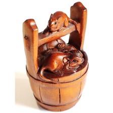 M8208 : 2" Hand Carved Boxwood