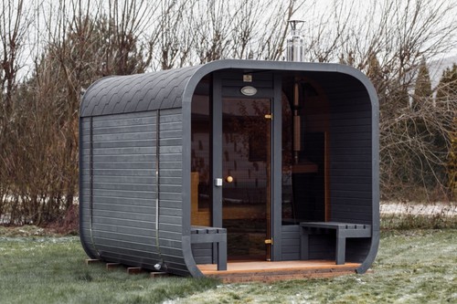 Outdoor sauna garden - garden,