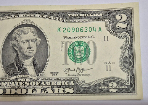 2013 two dollar k - $2,