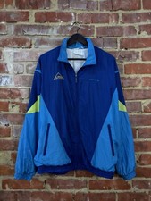 Men's ADIDAS Alpina Vintage Blue Multicolor Track Jacket Size M oversized