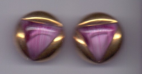 Vintage glass buttons - 2, - 