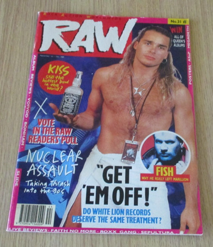 Raw heavy metal - magazine, 1989