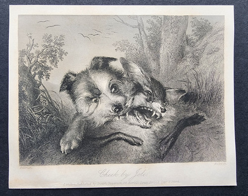 Antique 1846 print - 1846,
