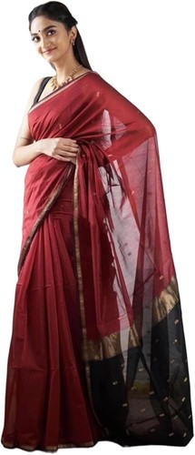 Jaanvi fashion saree maroon - fashion,