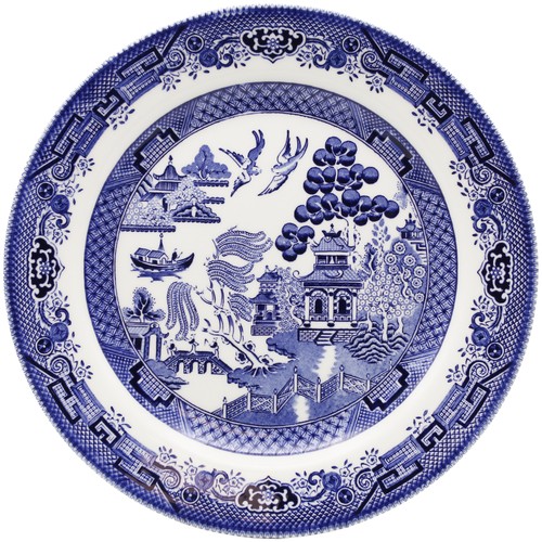 Churchill china queens - churchill, blue