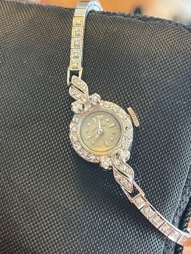 Vintage hamilton 14k white - hamilton,