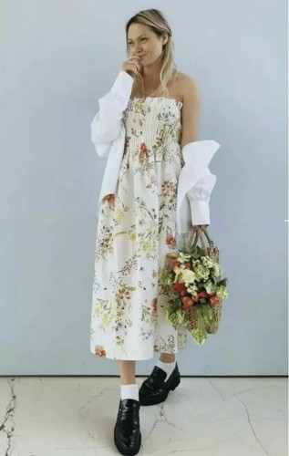Conscious wildflower white - h&m,