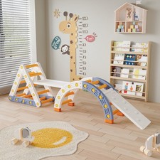 Kid Garden Slide Climbing Frame Set Baby Toddler Indoor Outdoor Playground Toy