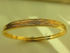 Gold Slave Bangle Set 3mm