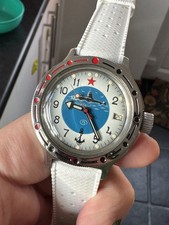 Vintage Soviet Vostok Komandirskie Amphibia made in USSR 80s