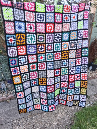 Hand made granny square - hand,