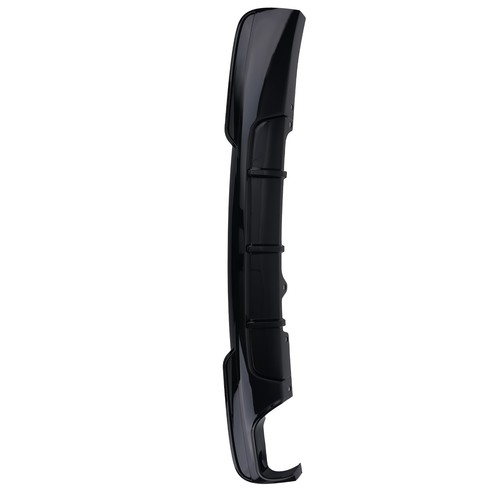 Gloss black rear bumper - black,