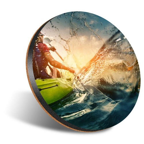 Round 12cm coaster kayak - 12cm,