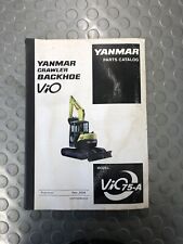 YANMAR PARTS CATALOG VIO75-A CRAWLER BACKHOE 12/06