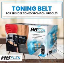 ABFLEX Ab Toning Belt and Ab Stimulator for Slender Toned Stomach Muscles - BNIB