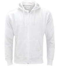 Mens Plain Fleece Zip Up Top