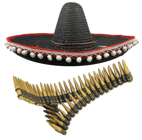 Black mexican hat - black,