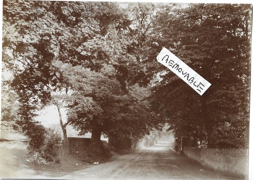 Vintage old photo - old, lane