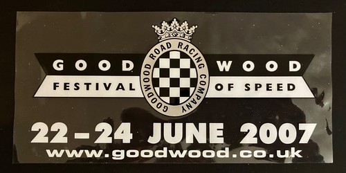 Goodwood sticker festival - sticker,