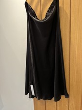 Ghost London Black Satin Slip