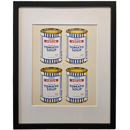 Banksy soup cans quad - “soup, quad”