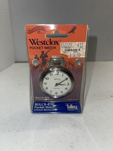 Vintage westclox bull - westclox, bull's-eye