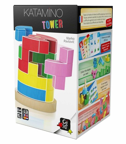 Katamino tower wooden puzzle - katamino,