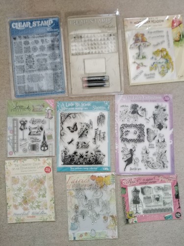 Packs bundle clear stamps - 9,