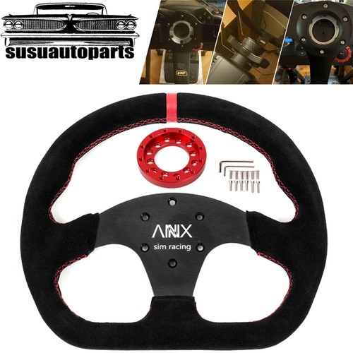 13in suede steering - suede,